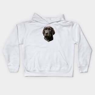 Labrador Retriever Black Puppy Dog Kids Hoodie